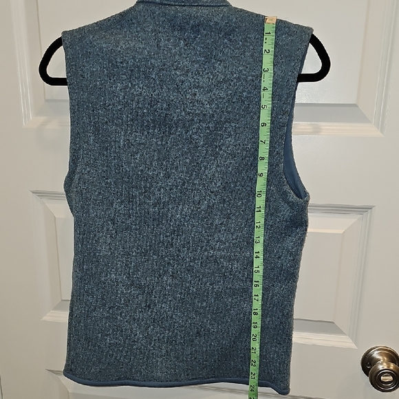 Patagonia Heathered Blue Better Sweater Fleece Vest (XS) - Picture 7 of 9